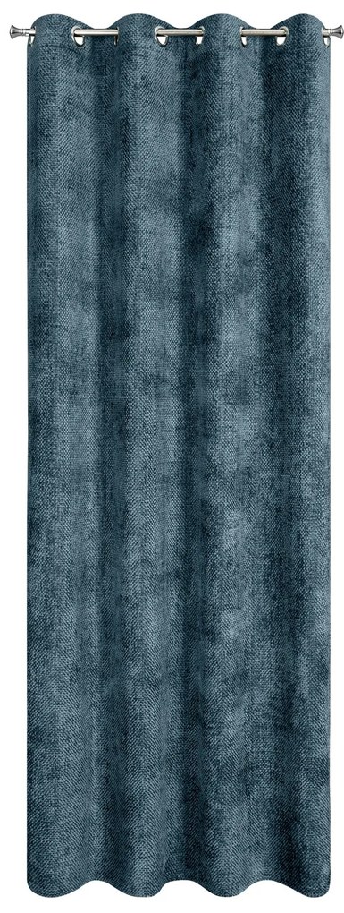 ZATEMŇOVACÍ ZÁVES NA KRÚŽKOCH ALETA 135X250 CM TMAVOMODRÁ