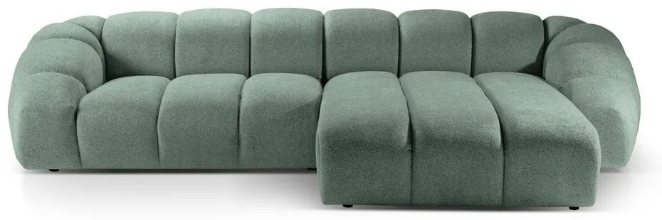 Svetlozelená rohová pohovka (pravý roh) Diana – Micadoni