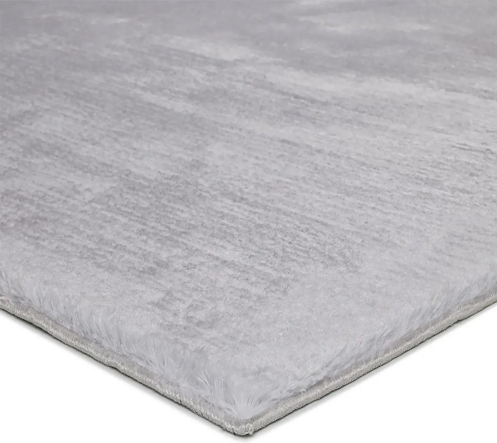 Koberec Rabbit 62 GREY – sivý shaggy obdĺžnik 100% polyester Rozmer: 80x150 cm
