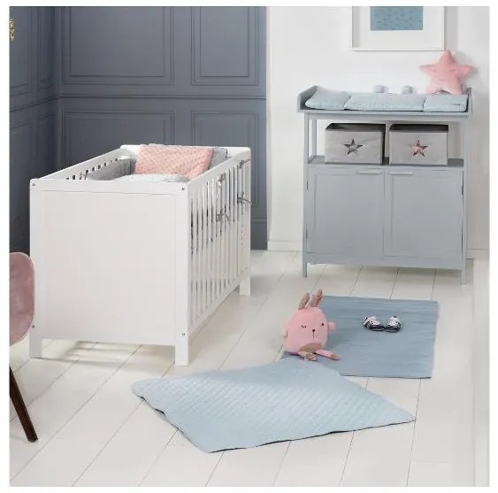 roba Prebaľovacia komoda Hamburg (2 dvere, hnedosivá) (100397090)