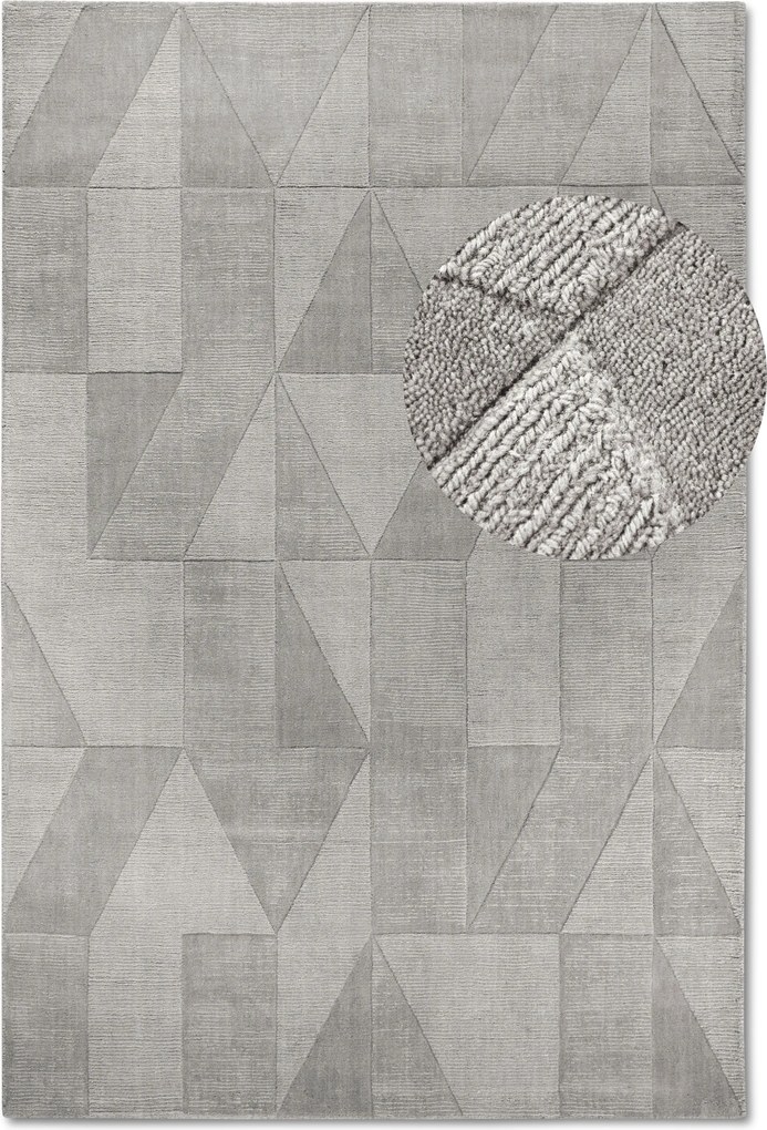 Kusový koberec Villeroy & Boch 106164 Grey, 190x280, šedá, obývacia izba, Villeroy & Boch