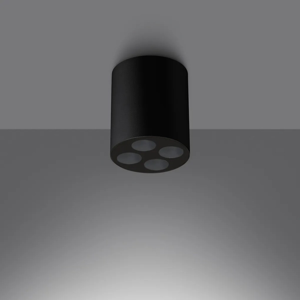 Stropné LED svietidlo Zoe, 4x LED 9w, 4000k, b