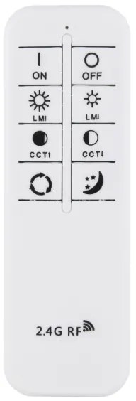 Globo 67162-80 - LED stmievateľný luster na lanku MUCKY 80W/230V 2700-6000K + DO