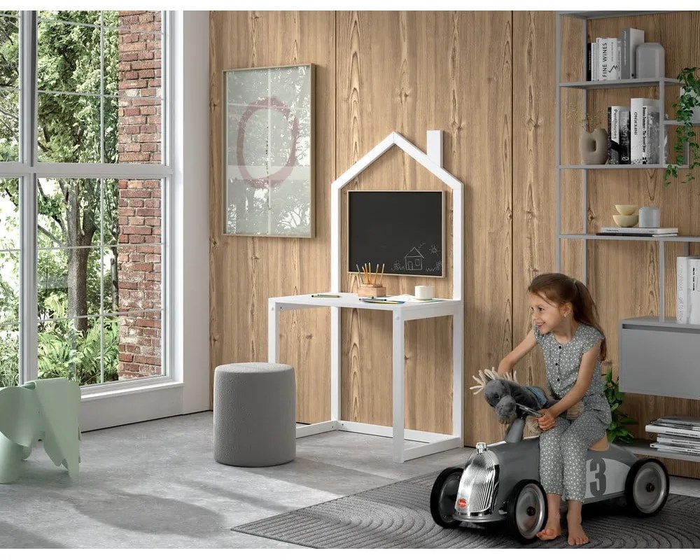 Detský písací stôl z borovicového dreva 50x80,5 cm DALLAS – Vipack