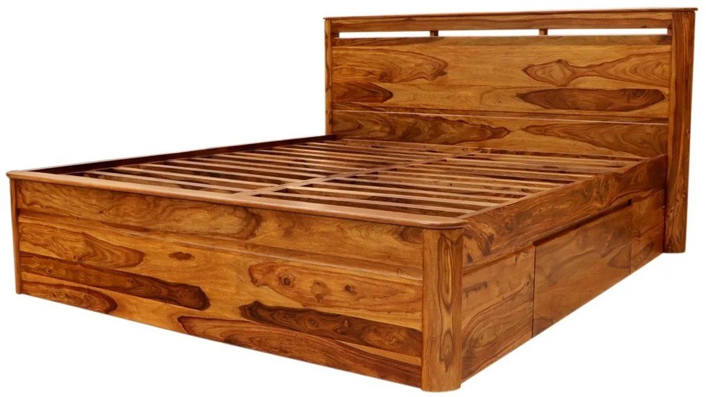 furniture-nabytek.cz - Posteľ 180x200 masív s úložným priestorom