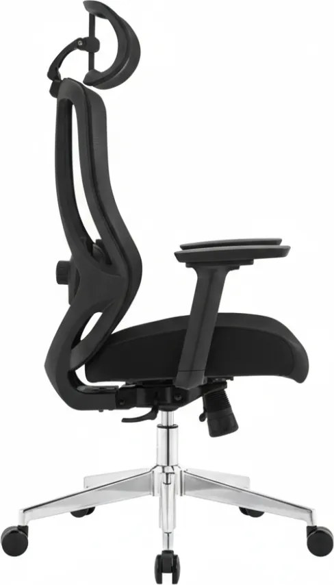 Kancelárska ergonomická stolička Neoseat TIYA — čierna, nosnosť 150 kg