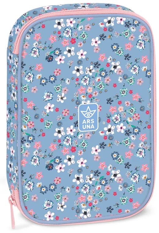 Peračník 1zip poschodový Pearl Blossom Blue ARS UNA