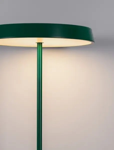 LED zeleno-čierna stojaca lampa Vetro