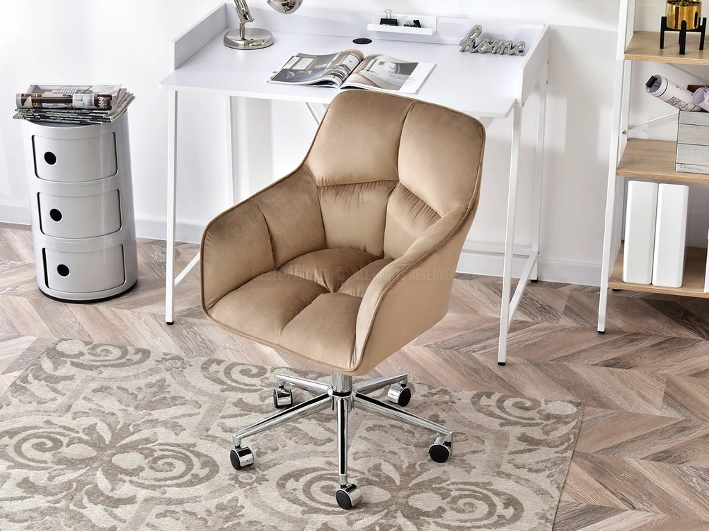 Kreslo Island (béžová + zlatá). Akcia -20%. Vlastná spoľahlivá doprava až k Vám domov. 1110076