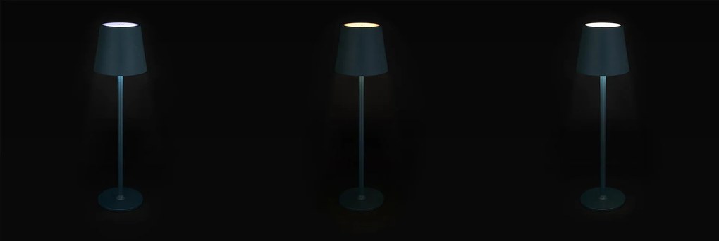 JU Stolná lampa 11 x 37 cm, modrá