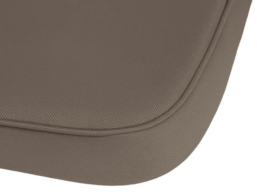 Vonkajší podsedák na stoličku VIREON 44x45 cm, sivo-hnedý