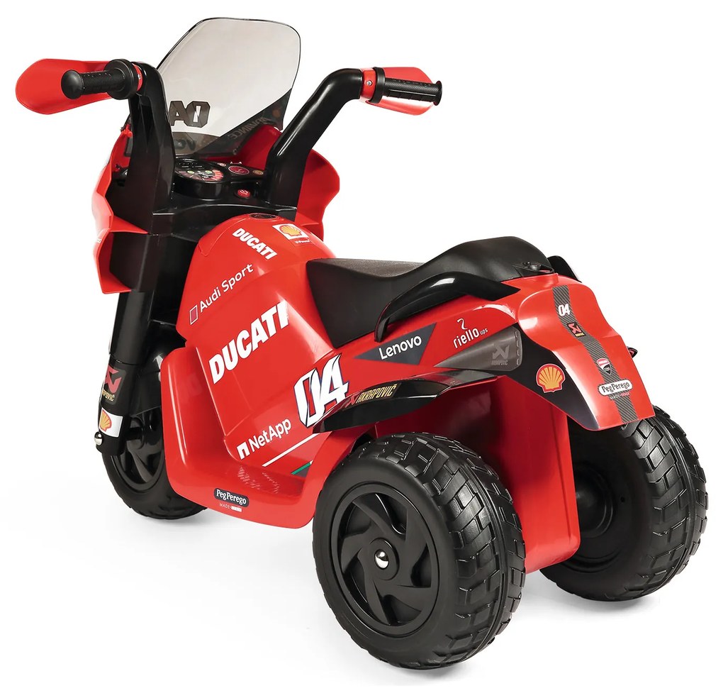 PEG PEREGO MOTORKA DUCATI DESMOSEDICI EVO - ČERVENÁ - 2021 - 6V - 25 W - 4,5Ah