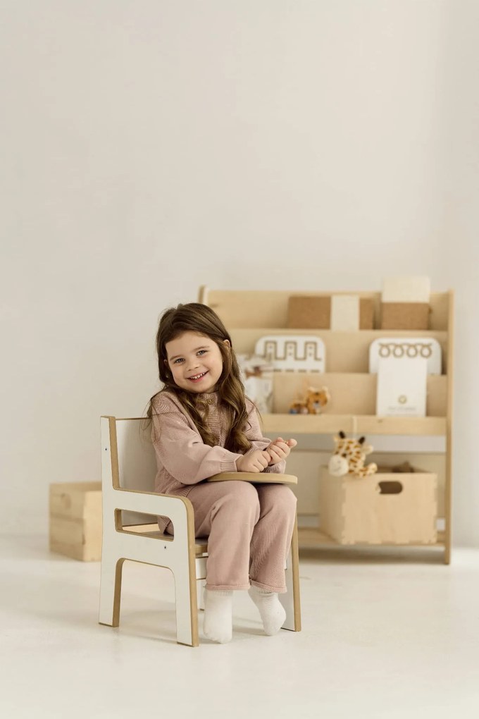 Detská stolička biela S/M