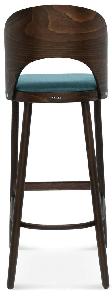 FAMEG Amada - BST-1413 - barová stolička Farba dreva: buk štandard, Čalúnenie: látka CAT. B