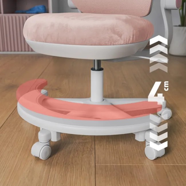 Detská otočná stolička Mark Adler Junior 5.7 Pink