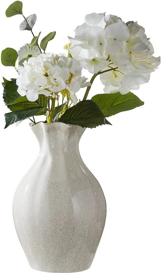 SELINA Váza 37 cm - biela