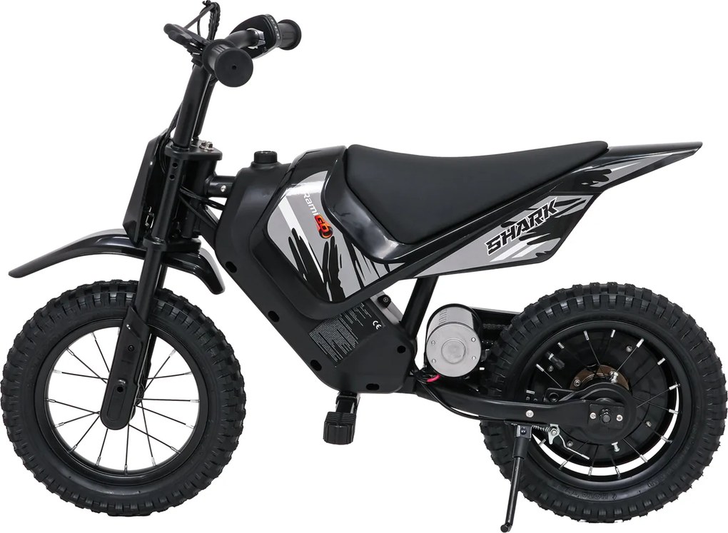 Ramiz Detský elektrický motocykel SHARK čierny