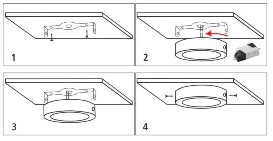 LED Stropné svietidlo LED/18W/230V 4200K pr. 21 cm biela