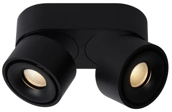 Lucide 35911/16/30 - LED Stmievateľné bodové svietidlo YUMIKO 2xLED/8W/230V čierna