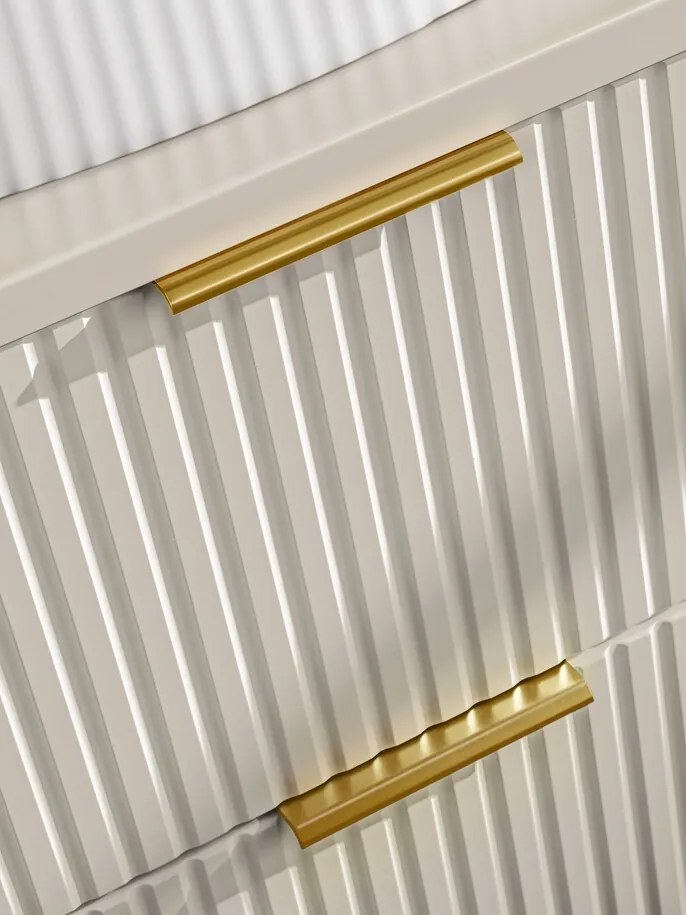 Kúpeľňová zostava Adele Cashmere 60 cm so zápustným umývadlom a skrinkami béžová