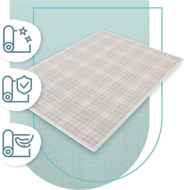 Koberec Agnella Noble Pano svetlosivý