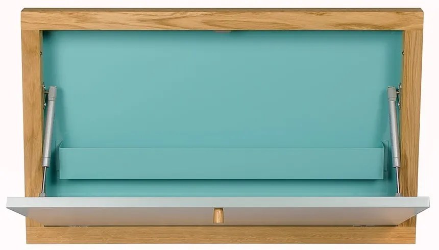 Modrý vyklápací stôl Woodman Banti