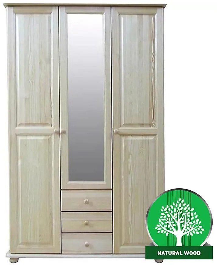 Skriňa 141b 125 cm borovice