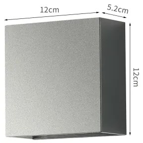 Brilagi – LED vonkajšie nástenné svietidlo DOUBLERAY, LED 4 W / 230 V, antracit, krytie IP65