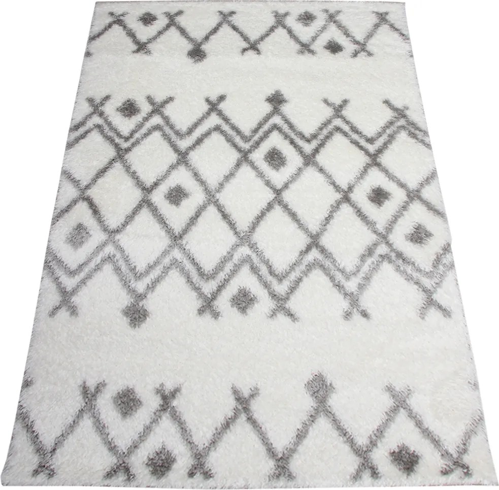Koberec Boho 590 CREAM/D.GREY rozmery koberec: 200x290 cm