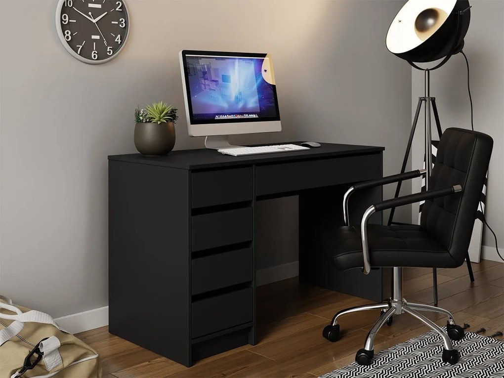 PC stolík Heron, Farby: biela / biely lesk