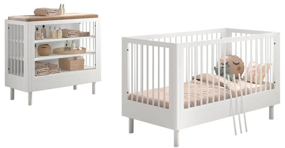 Súprava detského nábytku z bukového dreva 2 ks Forrest - Vipack