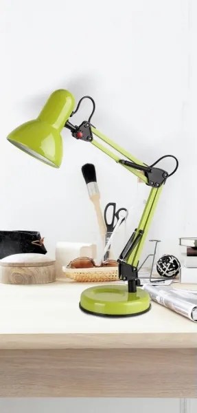 Brilagi - LED Stolná lampa ROMERO 1xE27/10W/230V zelená