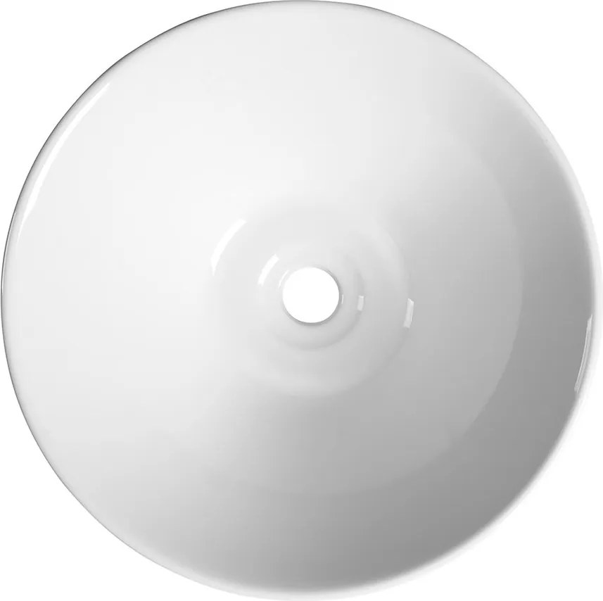 Aqualine Aqualine, COMILLAS keramické umývadlo 42x15 cm, na dosku, biela lesklá, BH7012