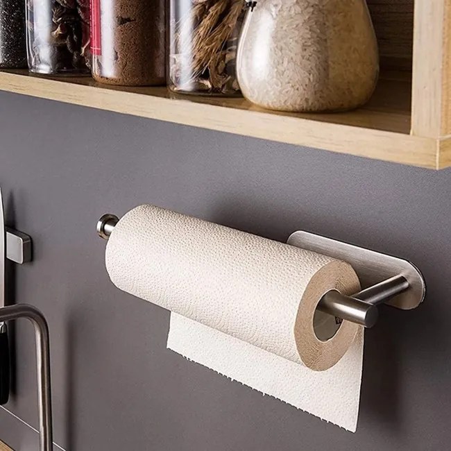 Držiak na kuchynské utierky PARGO strieborný