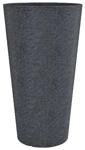 Scheurich Kvetináč Coneo High (žula/čierna, Ø 39 cm, výška 70 cm)  (100235309)
