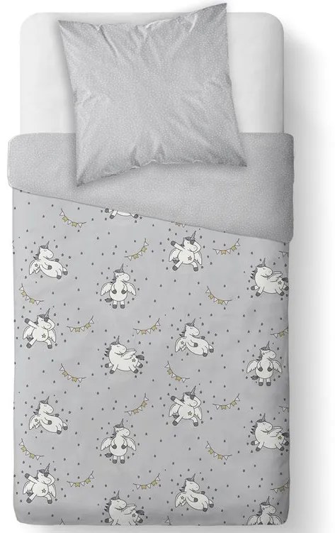 TODAY KIDS obliečka 100% bavlna Happy Unicorn 140x200/63x63 cm