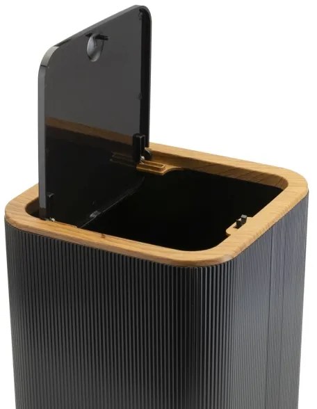 Kúpeľňový set ZOYA 5 ks čierna/hnedá