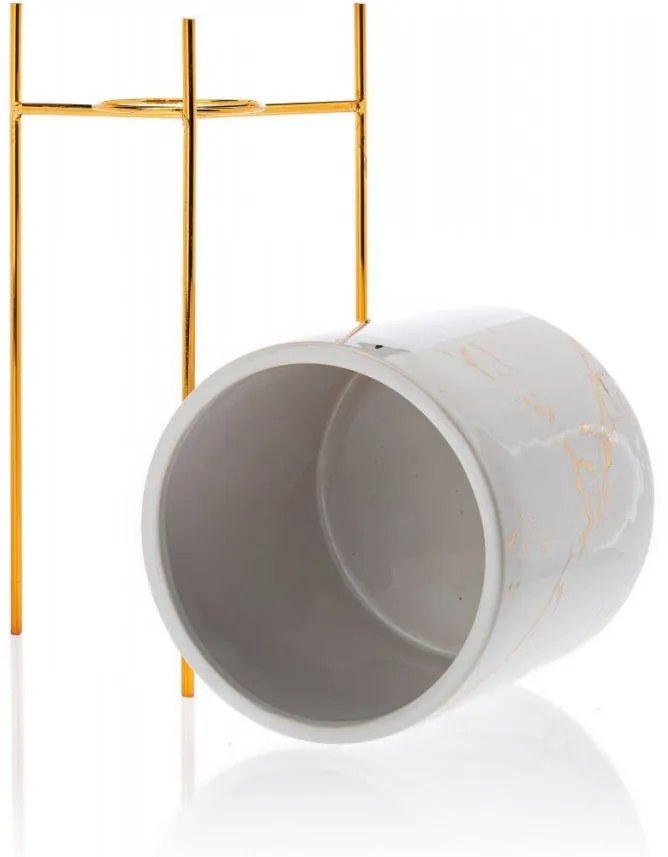 Kvetináč Nila 32 cm biely
