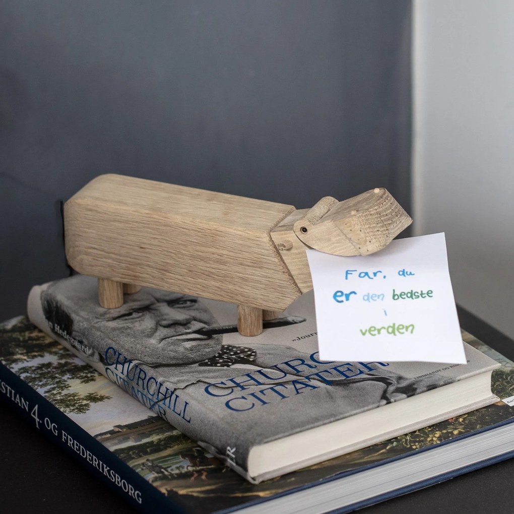 Kay Bojesen Drevený hrošík Hippo Oak Wood