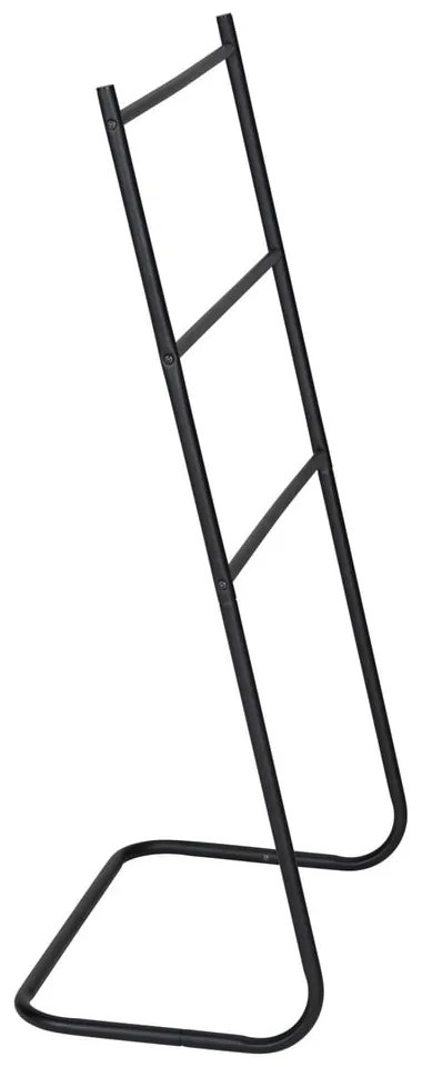 Matne čierny kovový stojan na uteráky Aracena – Allstar