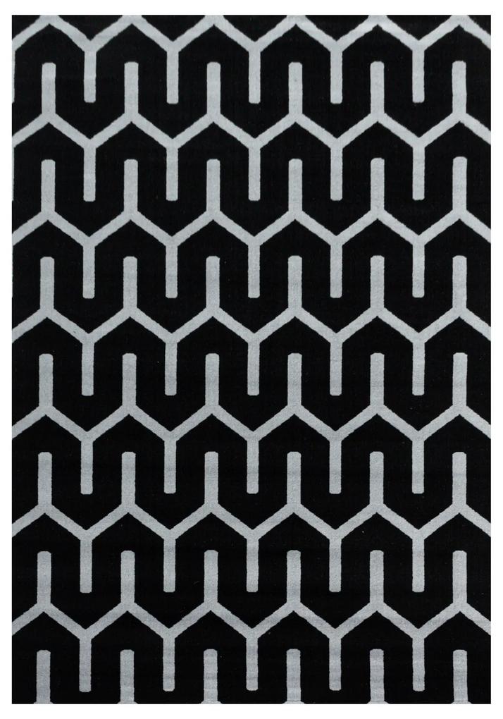 Ayyildiz koberce Kusový koberec Costa 3524 black - 80x250 cm