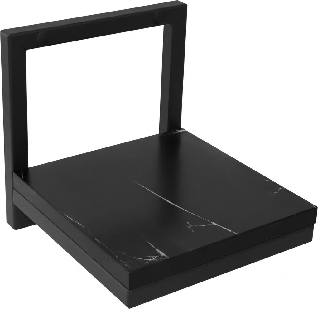 Závesný stojan na kvety TORGET čierny