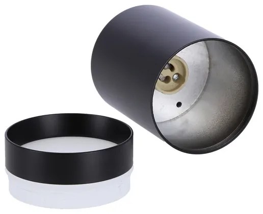 Bodové svietidlo TUBA 1xGU10/15W/230V čierna