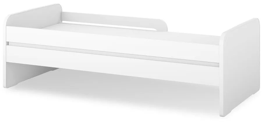 Biela detská posteľ s matracom/s roštom 80x200 cm Duuli – ELTAP