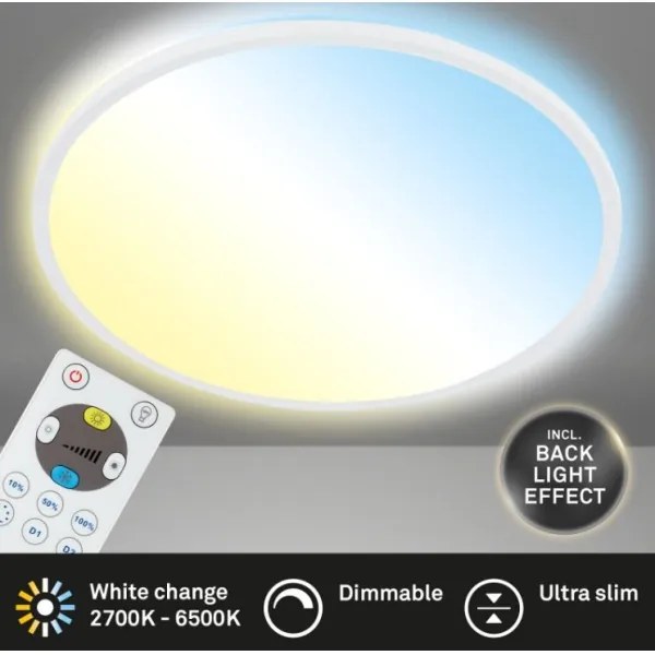 Briloner 7079-016 - LED Stmievateľné svietidlo SLIM LED/18W/230V 2700-6500K + DO