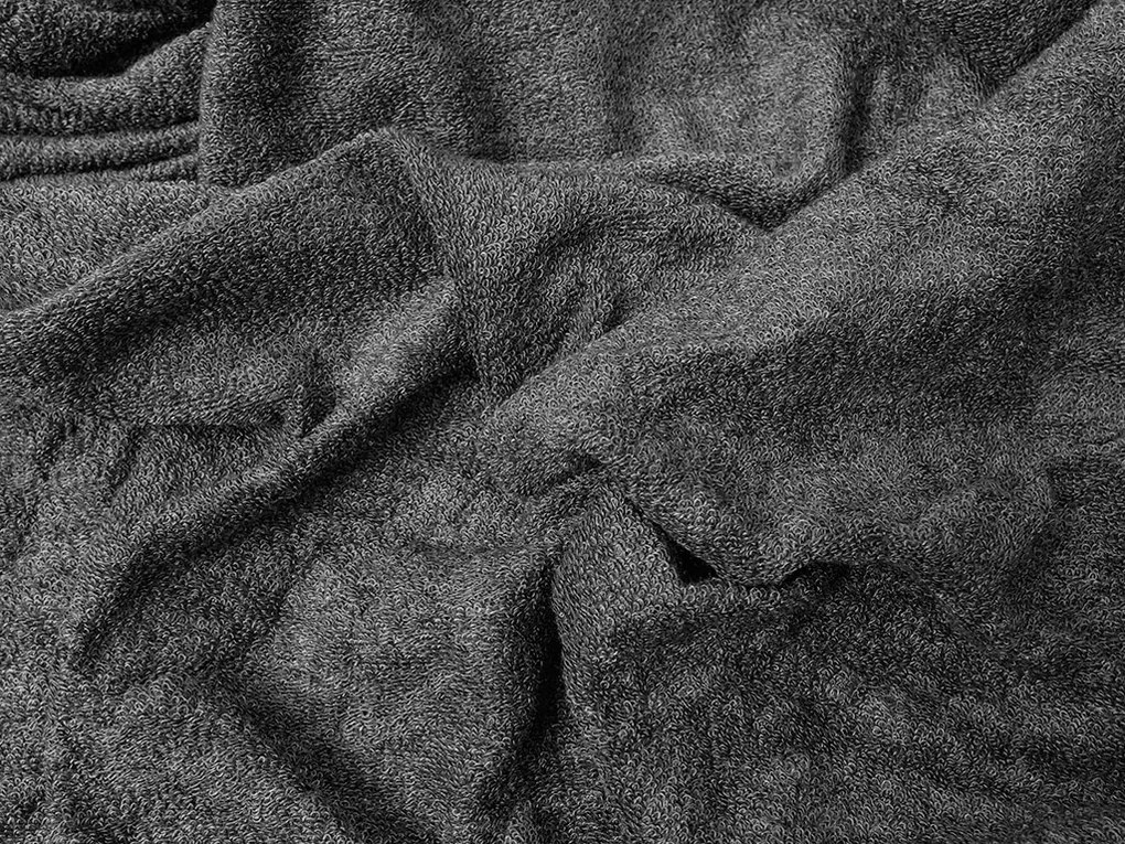 Froté plachta EXCLUSIVE tmavosivá 140x200 cm