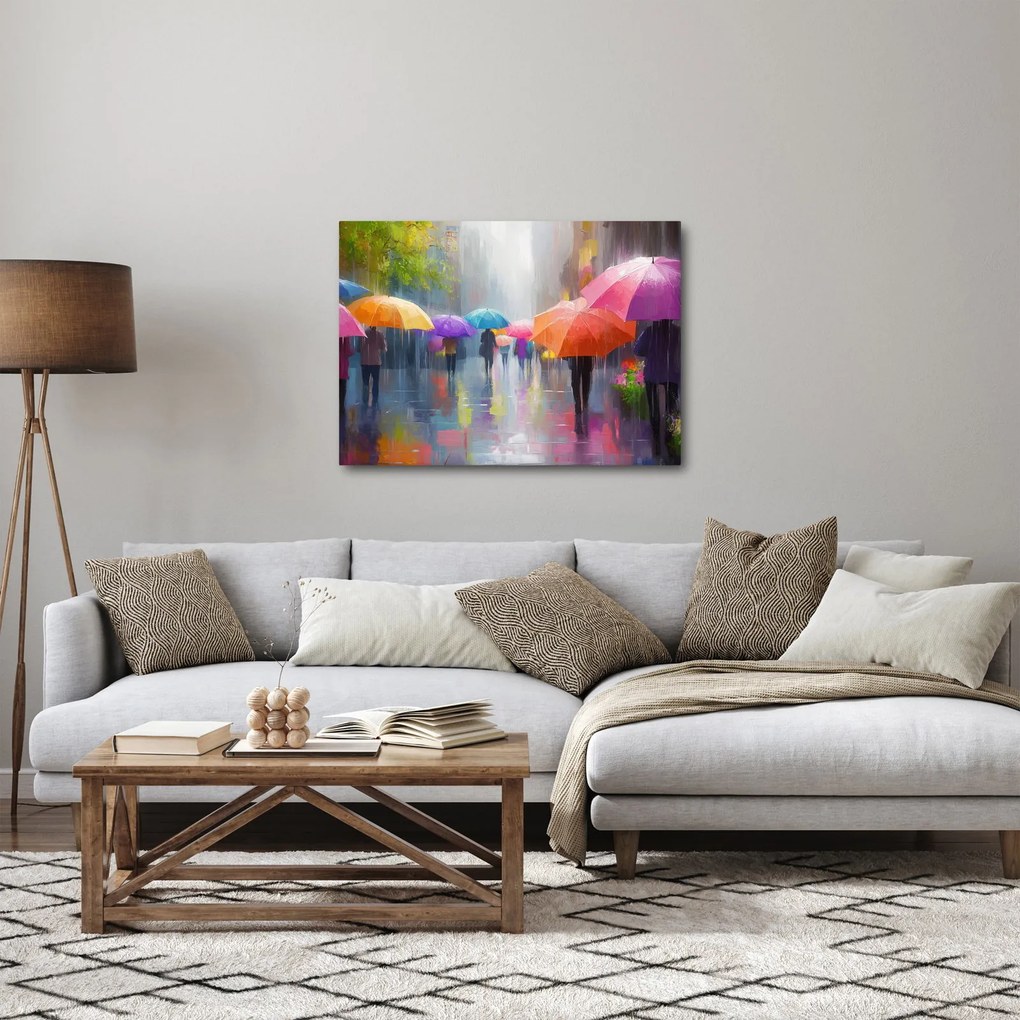 Obraz - Daždivý deň (70x50 cm)