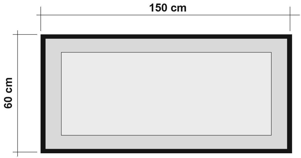 Zrkadlo Quebeck 150 (Borovica antlantic + Čierna). Vlastná spoľahlivá doprava až k Vám domov. 1071951