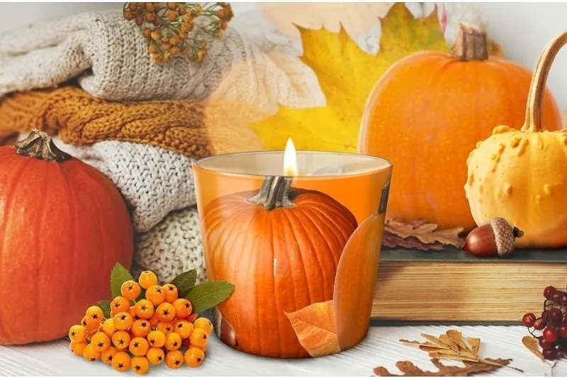 Sviečka v skle Pumpkin Season 115 g