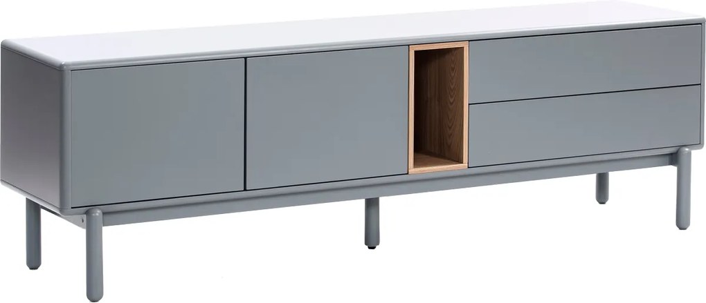 Teulat Corvo skrinka pod tv - Sivá - 180 cm